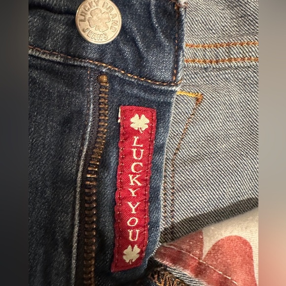 LUCKY Denim Blue Jeans Sofia Boot 10 X 30 - Picture 2 of 11